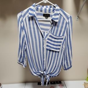 Stitchfix Tie front top